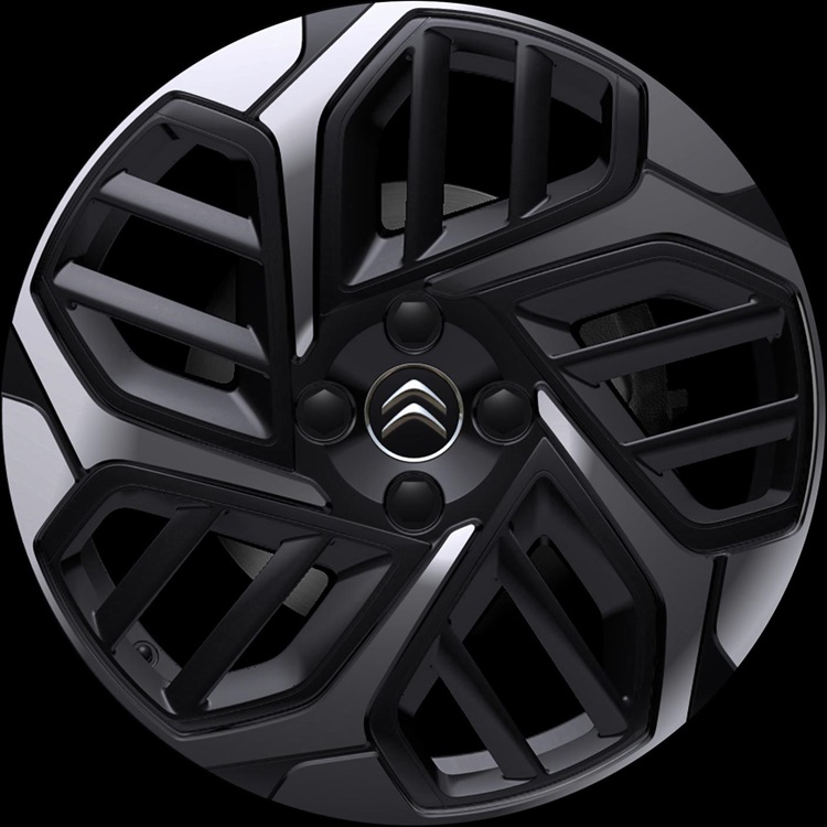 CITROEN Set of 4 18 inch alloy wheels - Aeroblade Dark